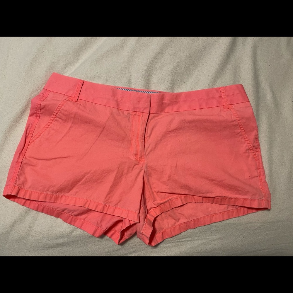 Coral J. Crew Shorts